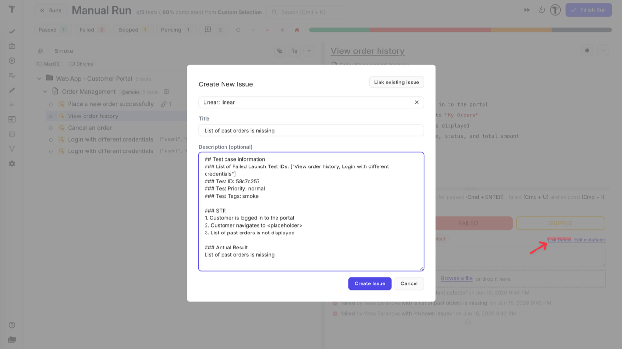 Create a new issue